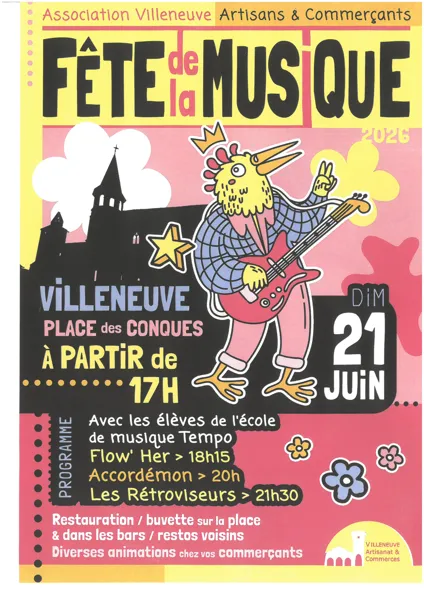 Fête de la Musique à Villeneuve
