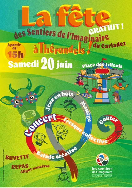 Fête des Sentiers de l'Imaginaire du Carladez à Thérondels