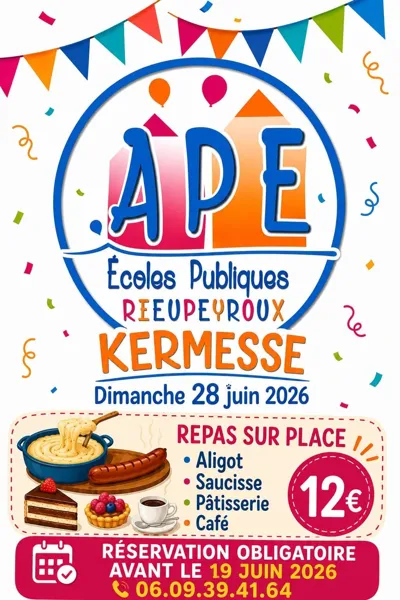 Kermesse des écoles publiques