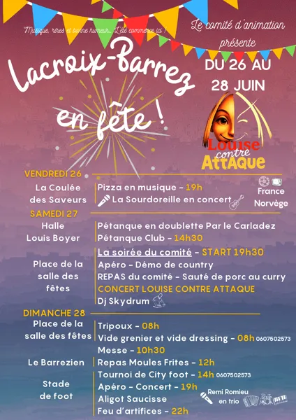 Fête du village de Lacroix-Barrez