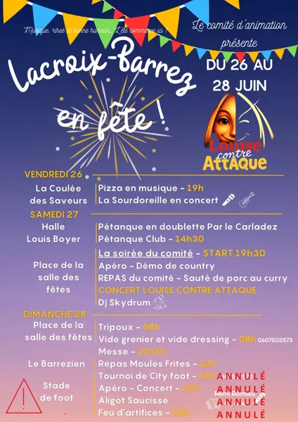 Fête du village de Lacroix-Barrez