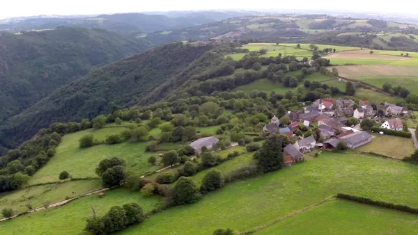 Vue de Flauzins, Le Jardin de Flauzins
