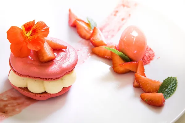Macaron à la fraise, 