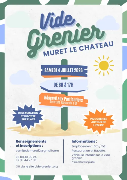 Vide-greniers à Muret le château