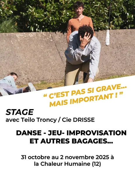 Stage danse-jeu-improvisation