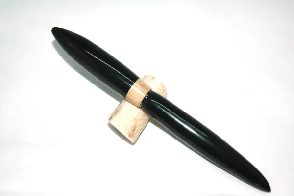 stylo roller en corne de Bufle et Bois de Cerf, Ecritoire du Ségala