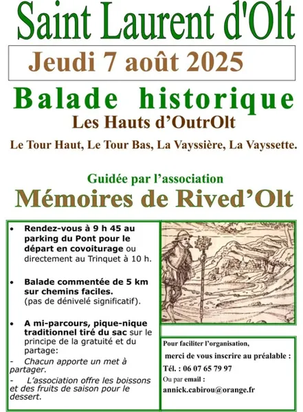 Balade mémoires de rives d'olt