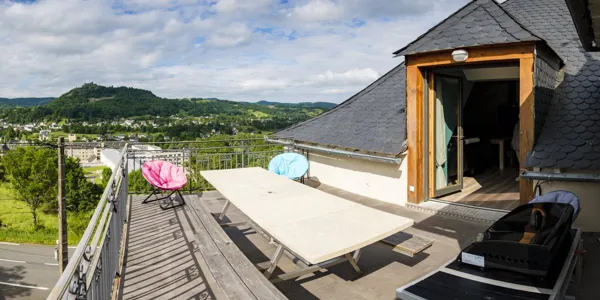 Grand gîte Vallée du Lot Aubrac - 9 personnes