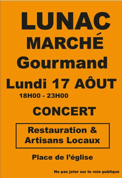 Marché Gourmand à Lunac