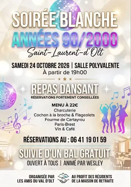 Repas et bal à Saint Laurent d'Olt