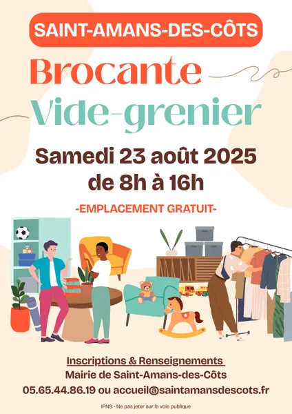 Brocante et vide grenier