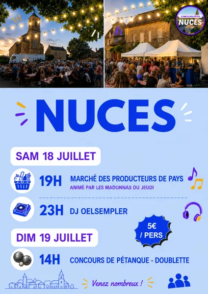 Fête votive à Nuces