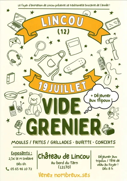 Brocante - Vide-greniers à Lincou