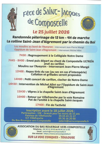 Fête de St Jacques de Compostelle