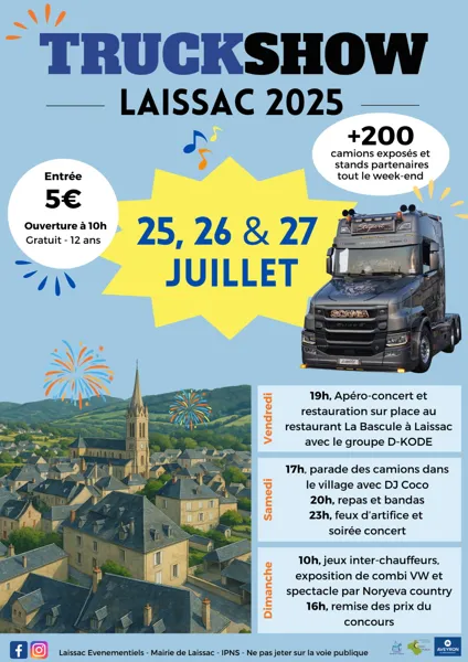 Truck show à Laissac