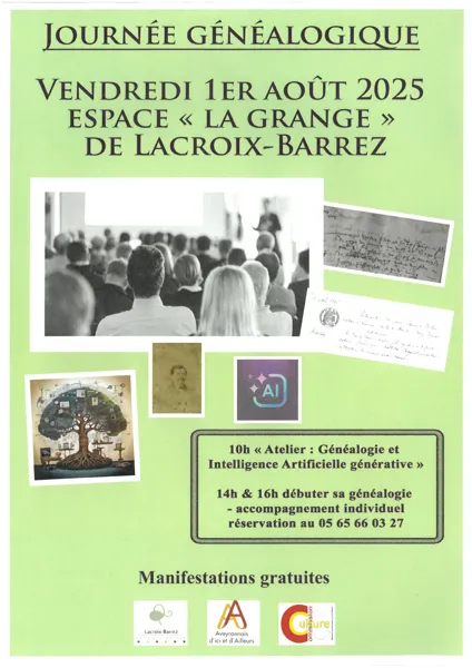 Journée Généalogique à l'espace coworking de Lacroix-Barrez