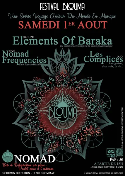 Festival BLOUMA au Nomad Bar