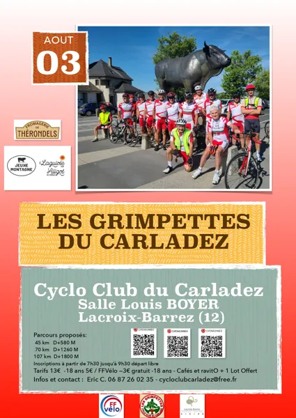 Les Grimpettes du Carladez - Rando cyclo