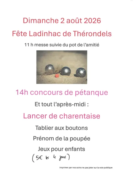 Fête à Ladinhac