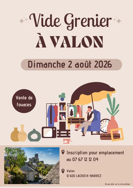 Vide grenier à Valon