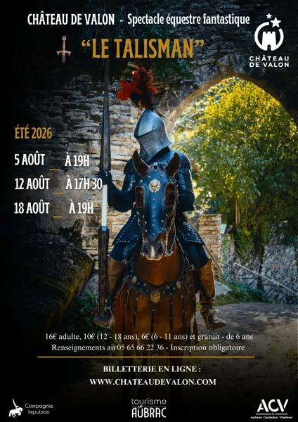 Spectacle équestre "Le Talisman" au Château de Valon