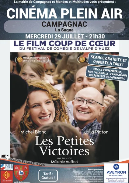 Cinéma en plein air à Campagnac 