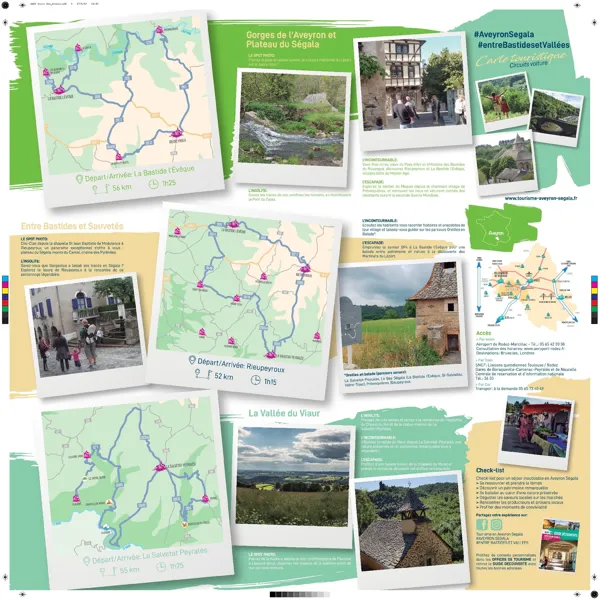 circuit motorisé - Entre Bastides et Sauvetés, OFFICE DE TOURISME AVEYRON SEGALA