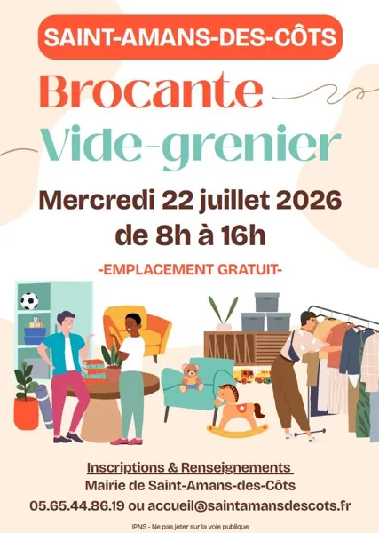 Brocante et vide grenier
