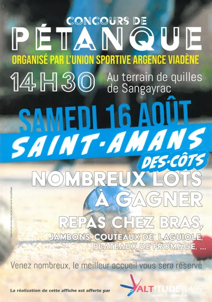 Concours de pétanque
