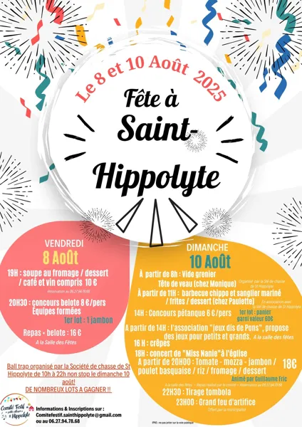 St Hippolyte en fête