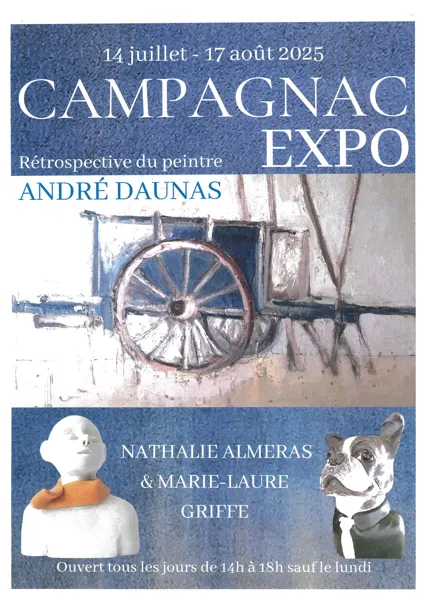 Exposition peinture et sculptures à Campagnac