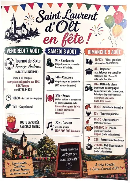 St Laurent d'Olt en fête