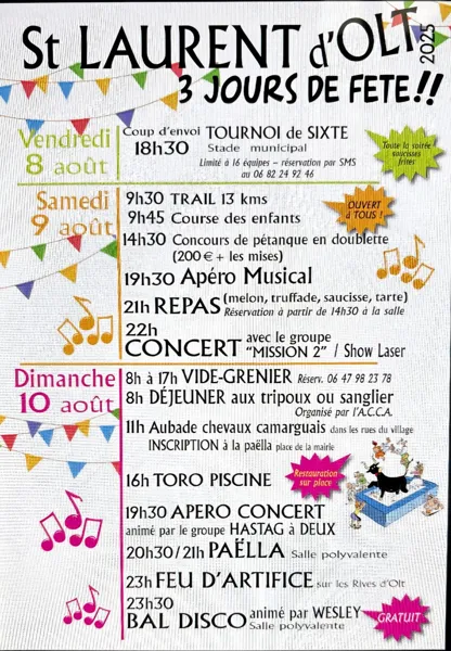 St Laurent d'Olt en fête