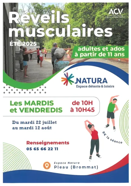 Réveils musculaires avec Natura Bien Etre