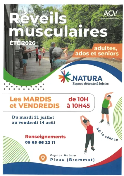 Réveils musculaires à Natura