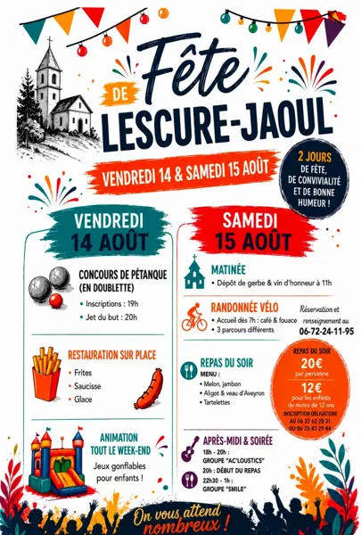 Lescure-Jaoul en fête