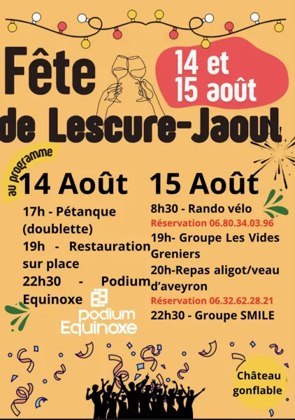 Lescure-Jaoul en fête