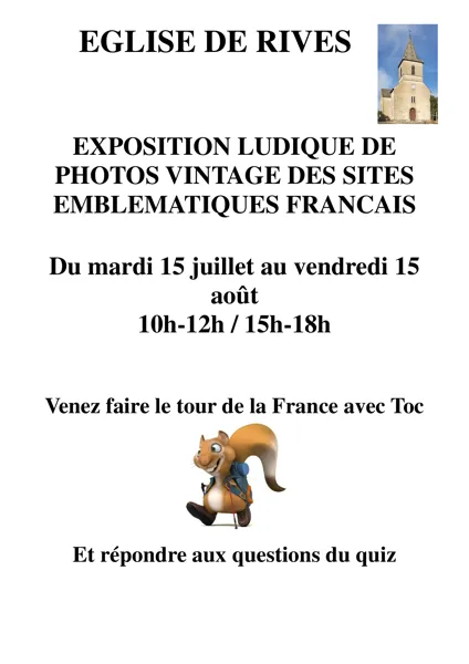 Exposition ludique de photos vintages