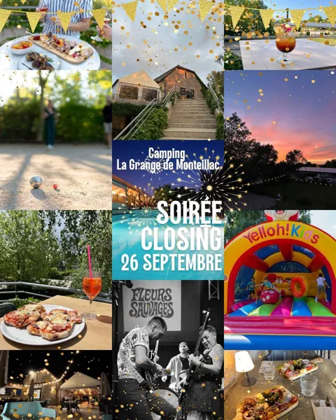 Soirée closing à la Grange de Monteillac
