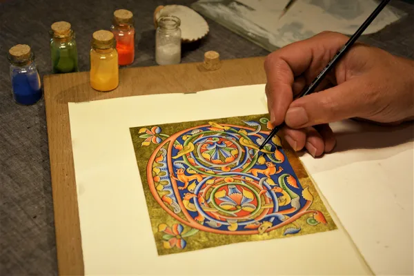 Métiers d'art en lumière - Valérie Duclos, enlumineur