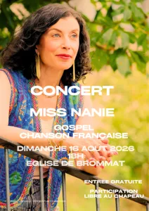 Concert de Miss Nanie à l'église de Brommat