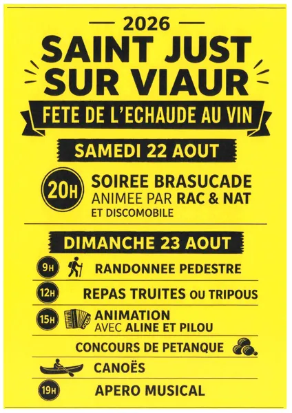 Fête de l'échaudé au vin