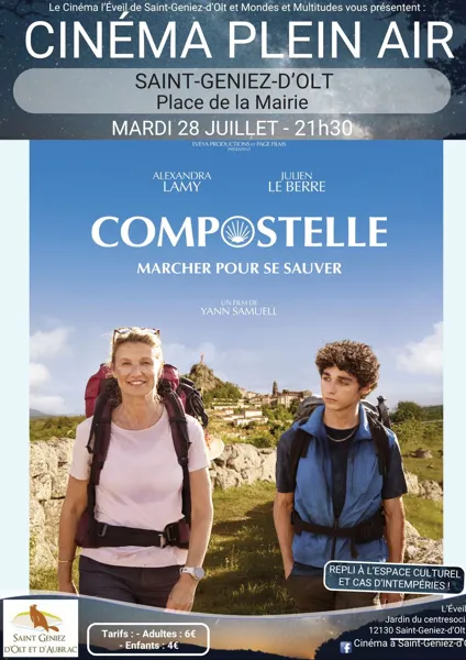 Cinéma en plein air à St Geniez d'Olt 