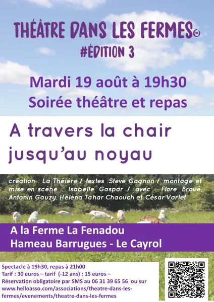 Théâtre dans les fermes #Edition 3