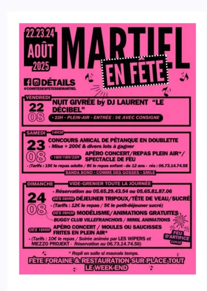 Martiel en fête