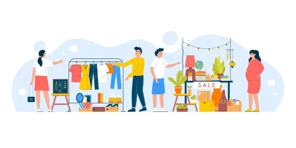 Vide grenier à Rouens