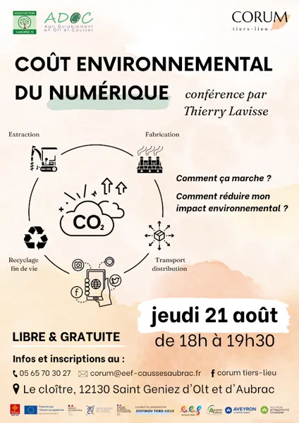 Conférence sur la sobriété numérique au Corum