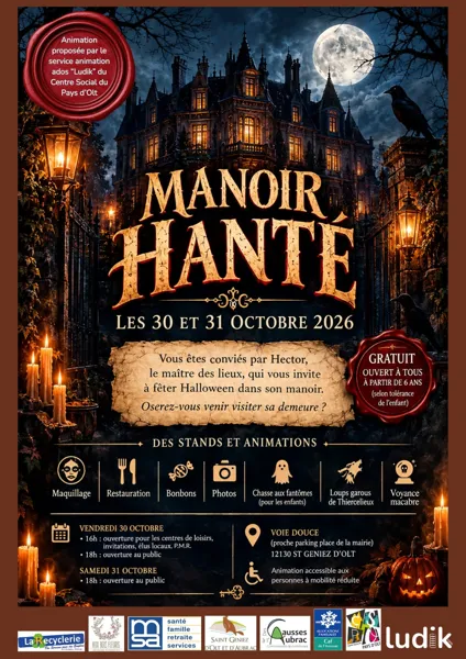 Manoir hanté à Saint Geniez d'Olt