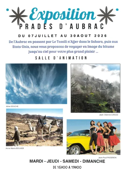 Exposition à Prades d'Aubrac