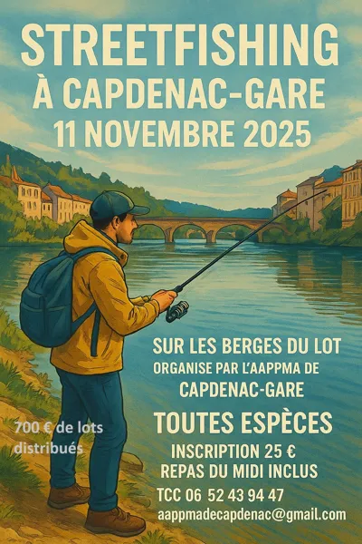 Concours de streetfishing à Capdenac-Gare